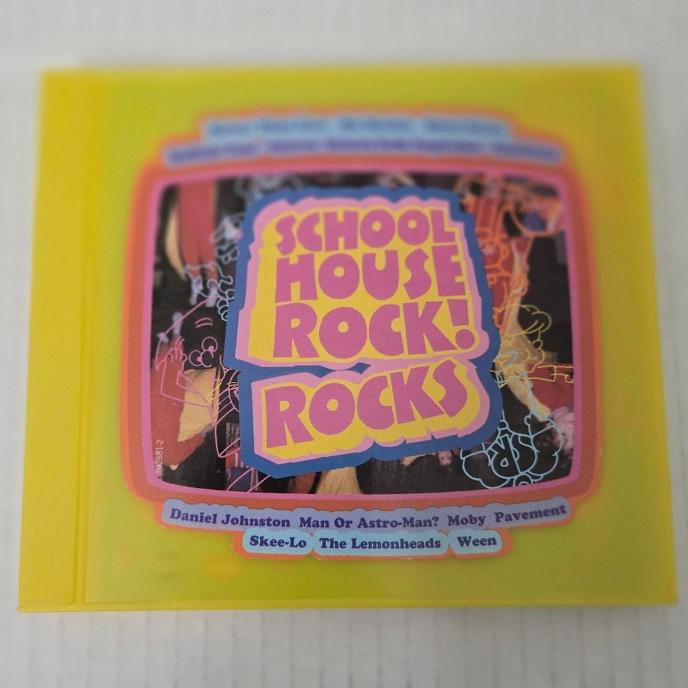 Schoolhouse Rock Rocks CD 1996 Blind Melon Ween Pavement 90s Alt Tribute Vintage